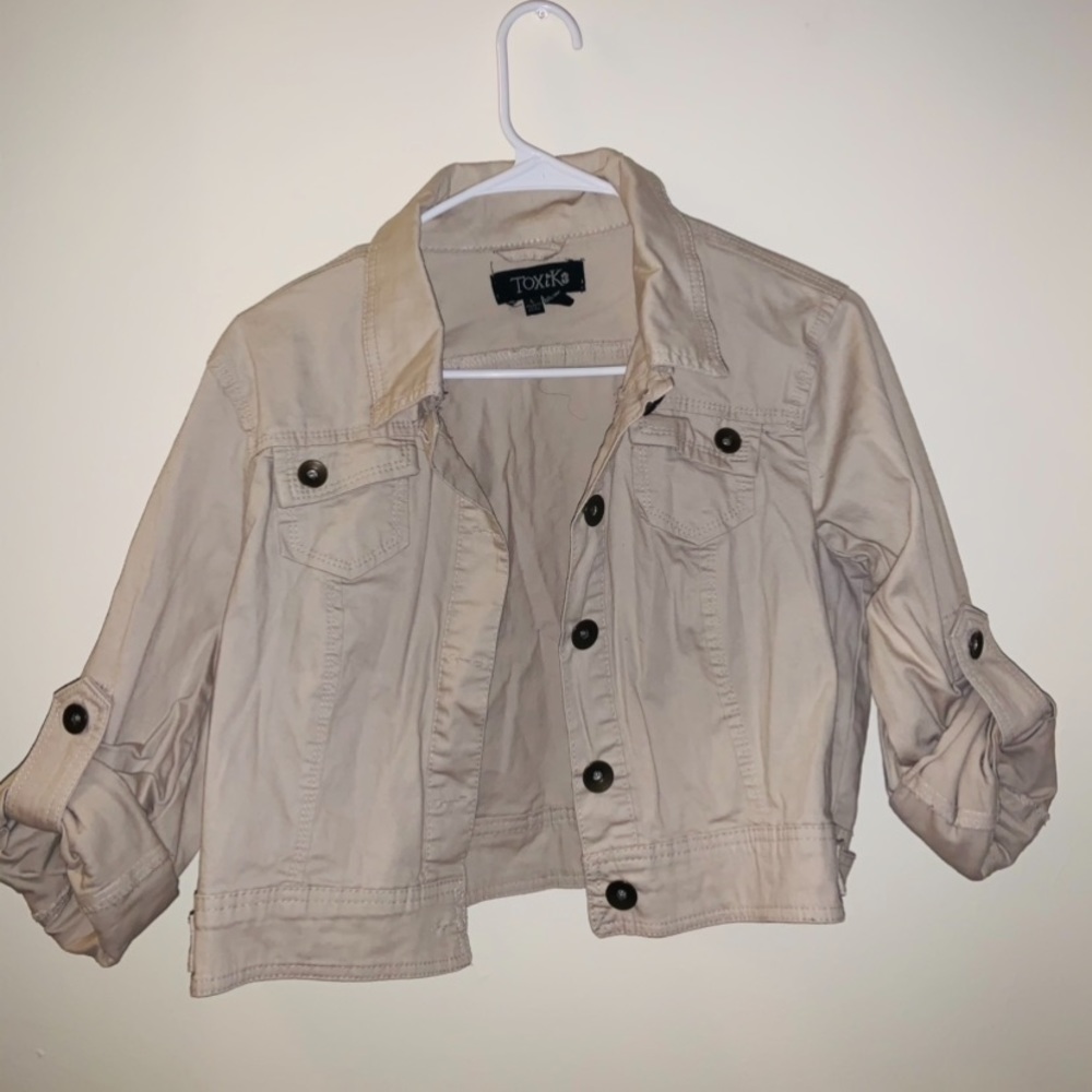 Cream Jean Jacket